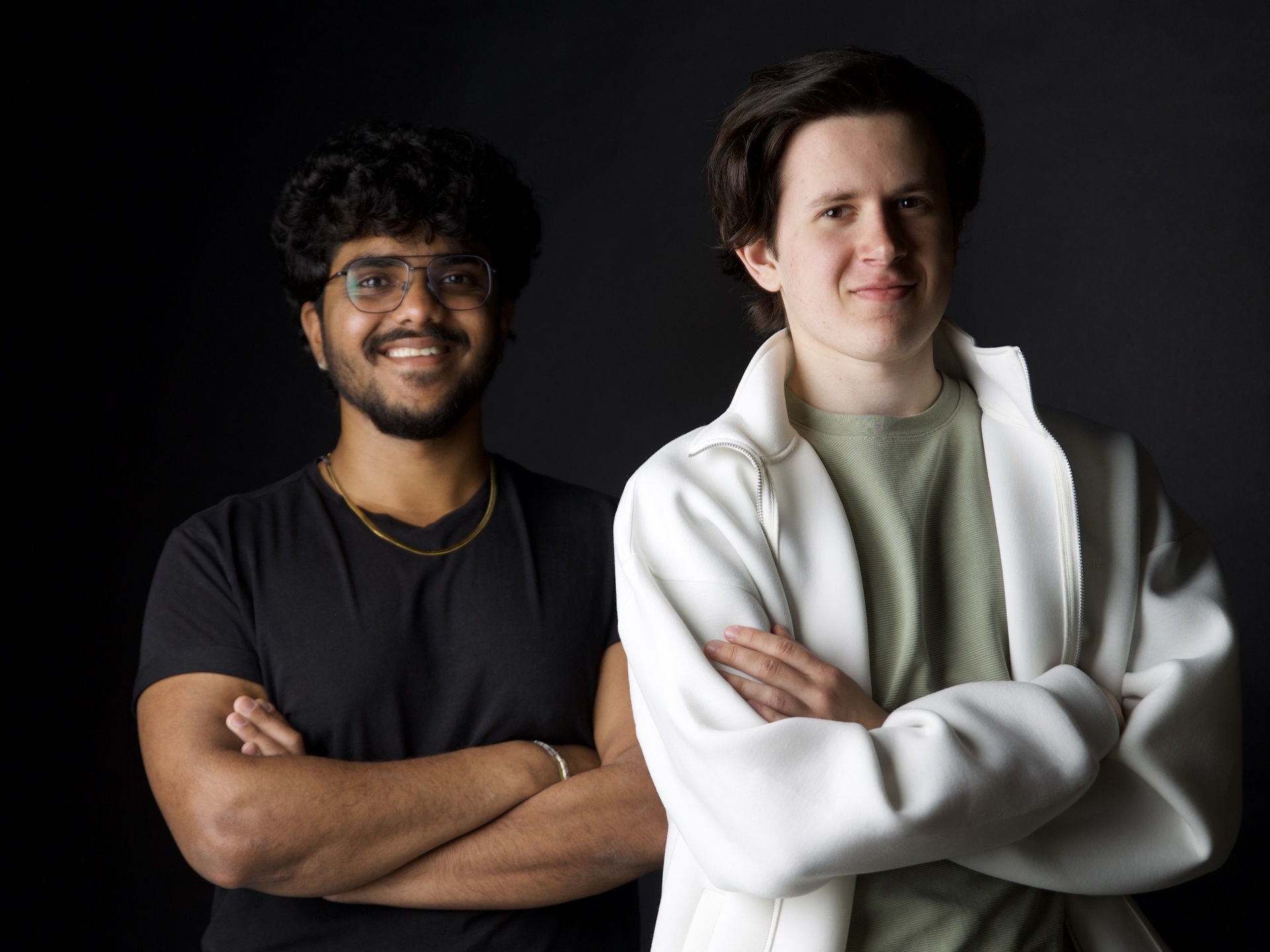 Moksh Chheda and Ruslan Lykhoman, Rumopitch co-founders